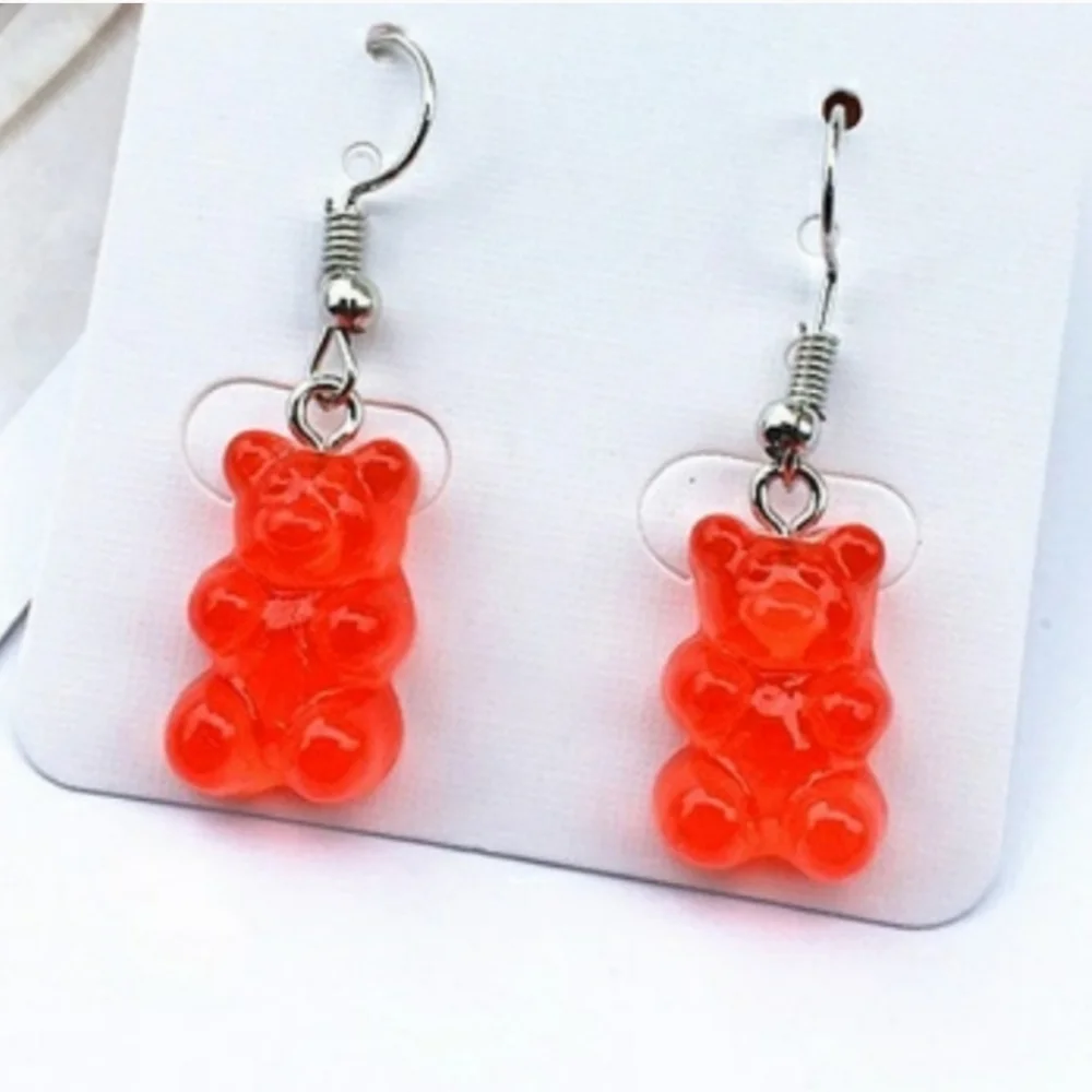 Faux Gummy Bear Earrings - Picture 4 of 10